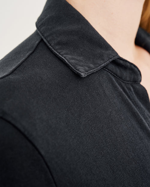 LIAM SHIRT IN JET BLACK