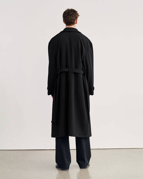 ERNEST TRENCH COAT IN BLACK