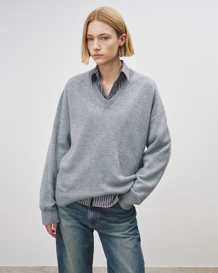 LIGHT GREY MELANGE