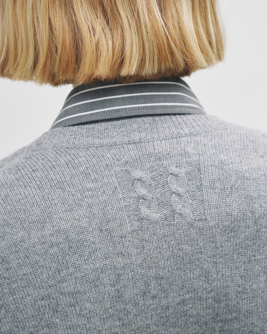 LIGHT GREY MELANGE