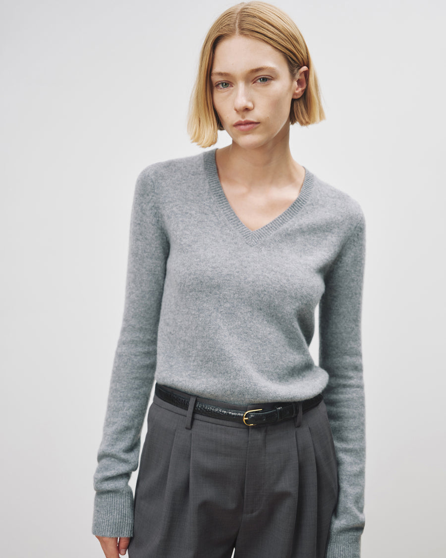 LIGHT GREY MELANGE