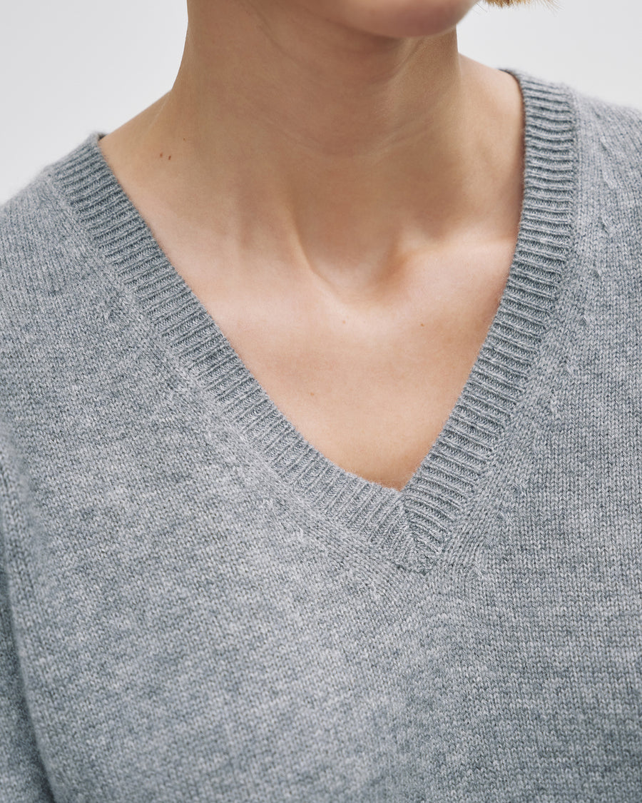 LIGHT GREY MELANGE