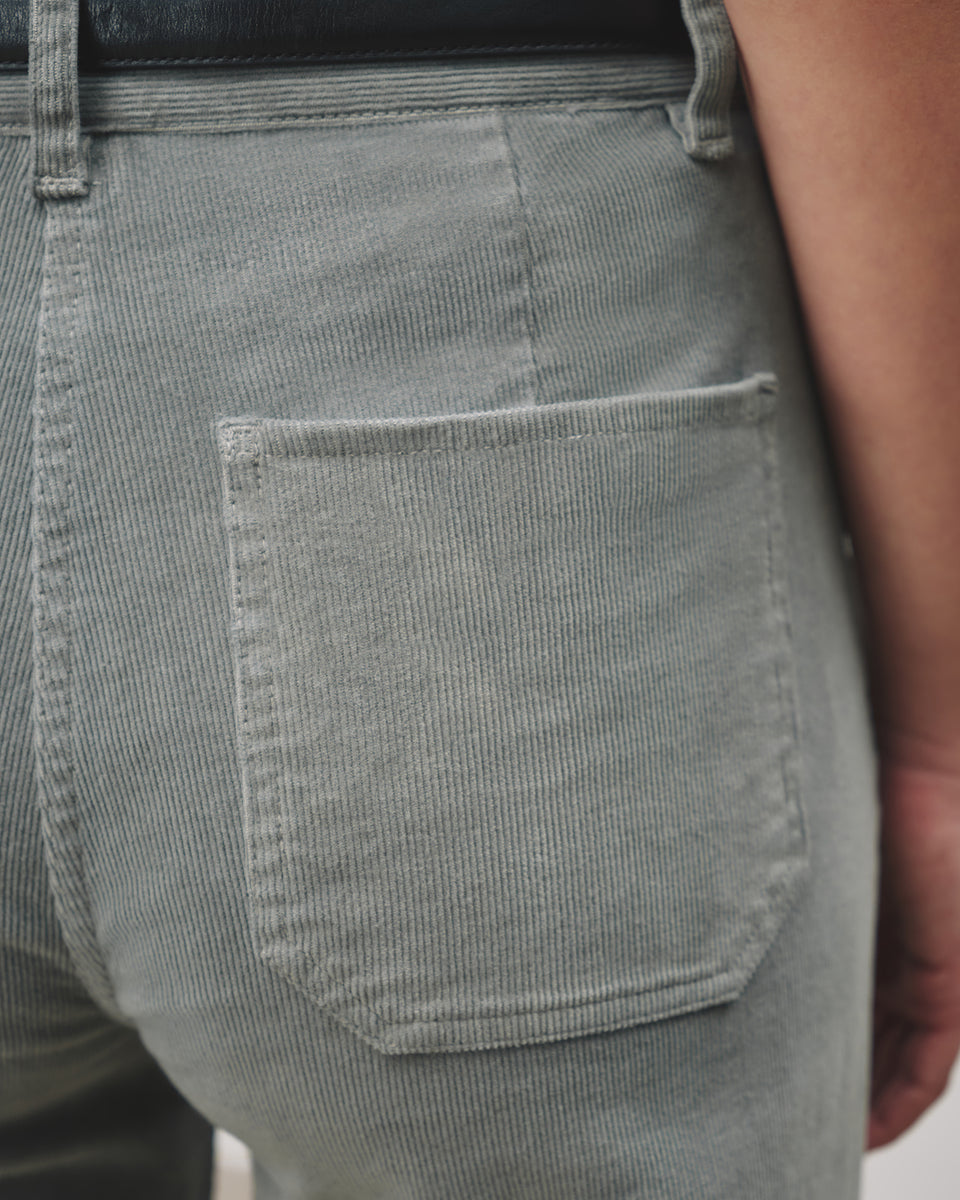 FLORENCE CORDUROY PANT IN GREY