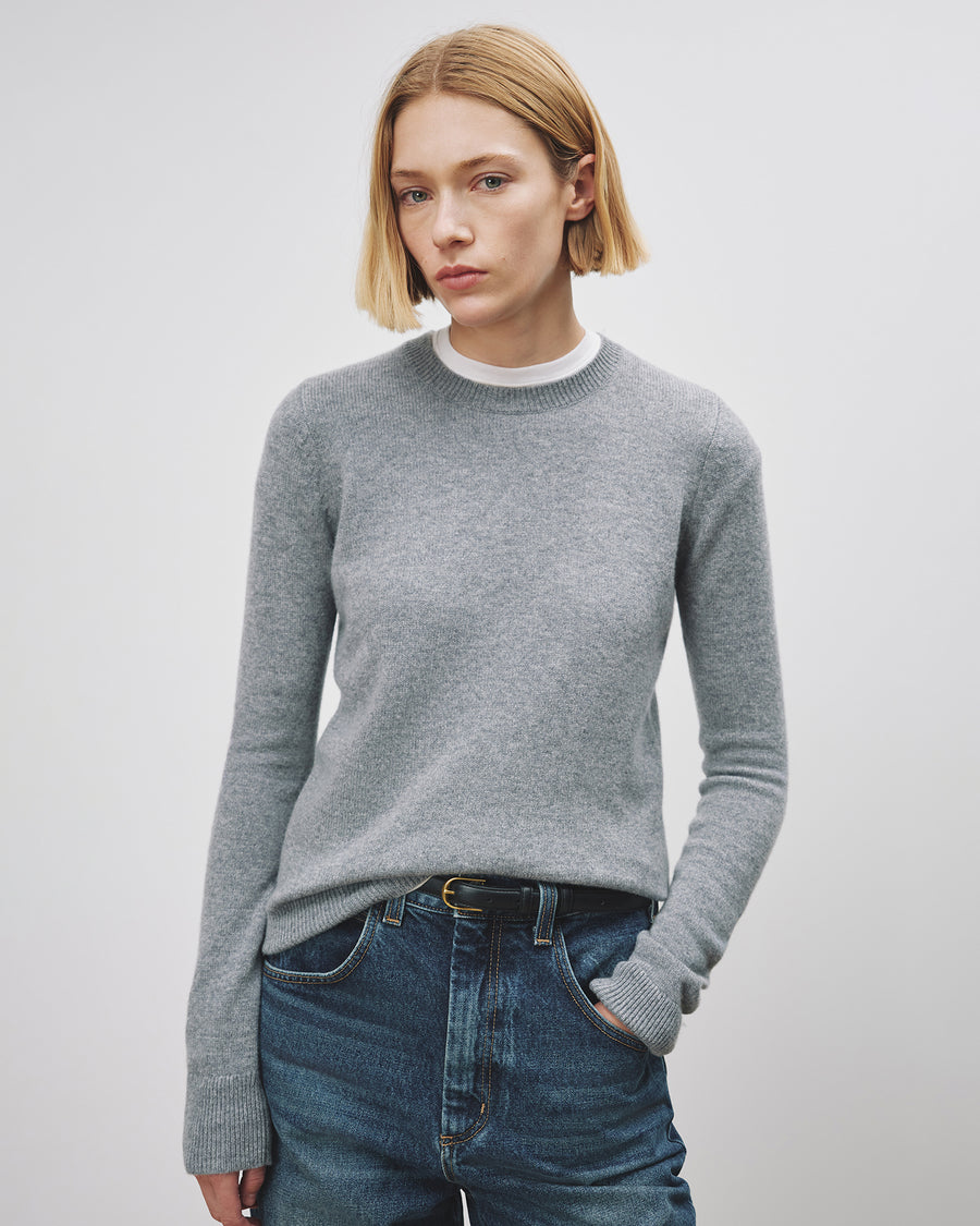 LIGHT GREY MELANGE