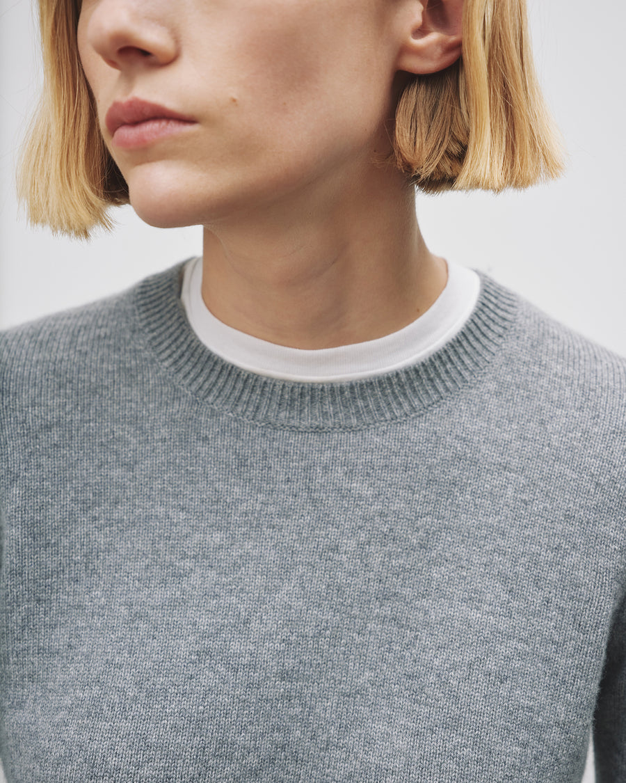 LIGHT GREY MELANGE