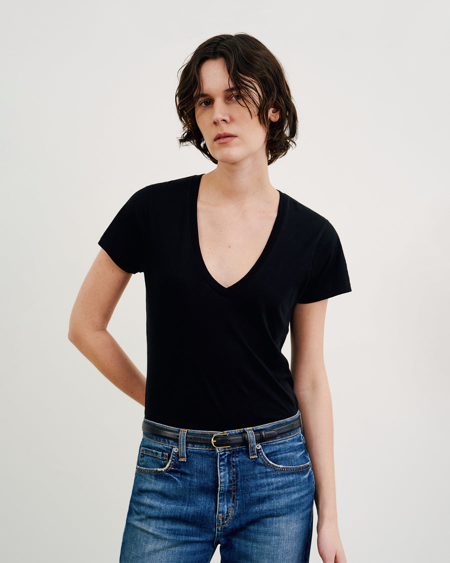 CAROL VNECK TEE SHIRT
