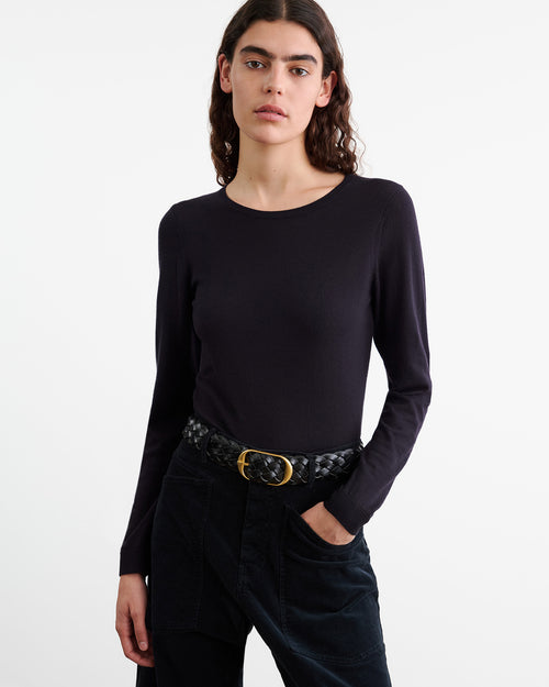 ORIANA SWEATER IN MIDNIGHT