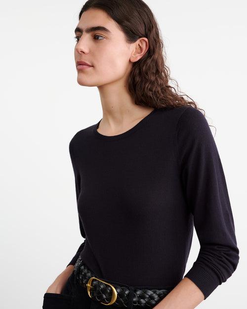 ORIANA SWEATER IN MIDNIGHT