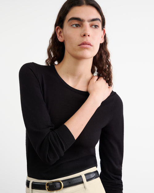 ORIANA SWEATER IN BLACK