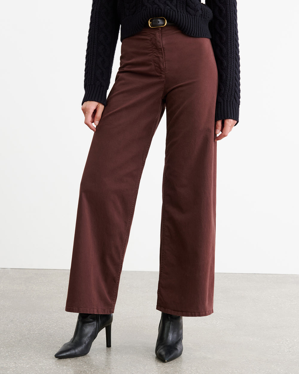 MEGAN PANT IN OXBLOOD