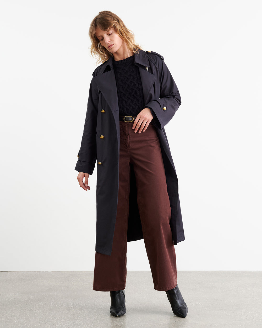 MEGAN PANT IN OXBLOOD
