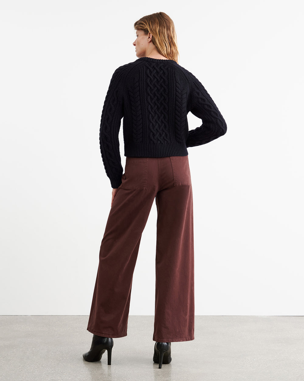 MEGAN PANT IN OXBLOOD