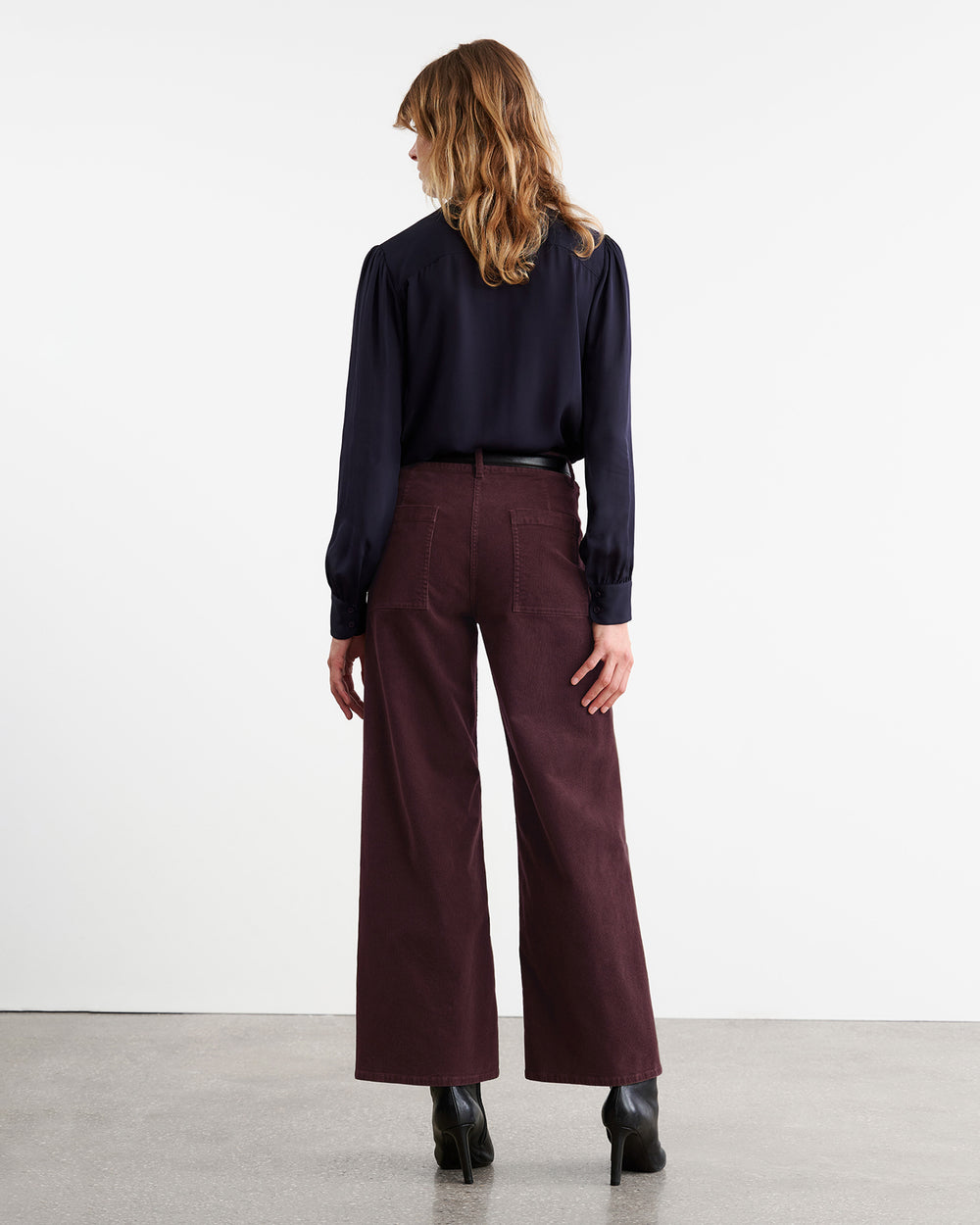 MEGAN CORDUROY PANT IN OXBLOOD
