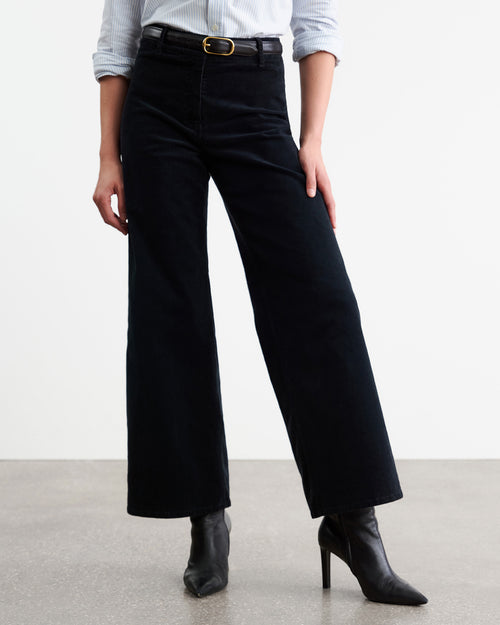 MEGAN CORDUROY PANT IN MIDNIGHT