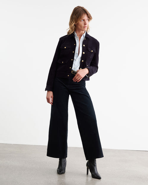 MEGAN CORDUROY PANT IN MIDNIGHT