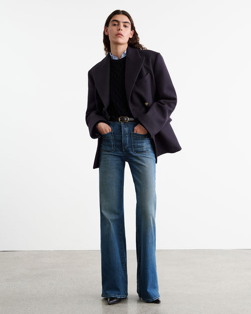 VIANNEY COAT IN DARK NAVY