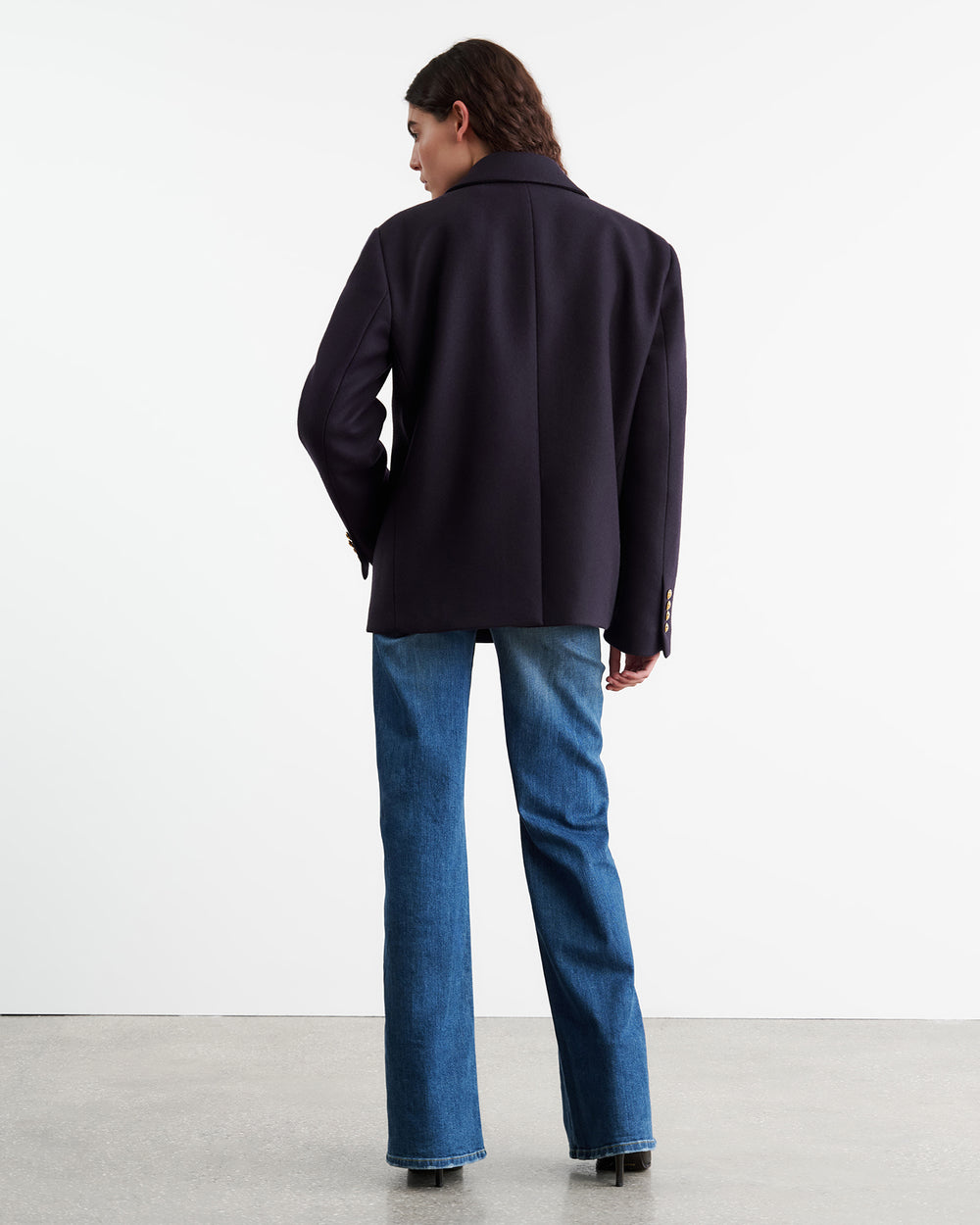 VIANNEY COAT IN DARK NAVY