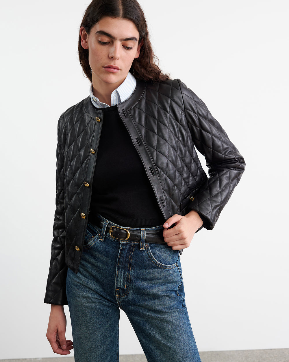 AMY LEATHER JACKET IN AMY LEATHER JACKET