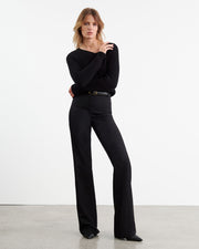 KORINA CASHMERE SWEATER IN BLACK