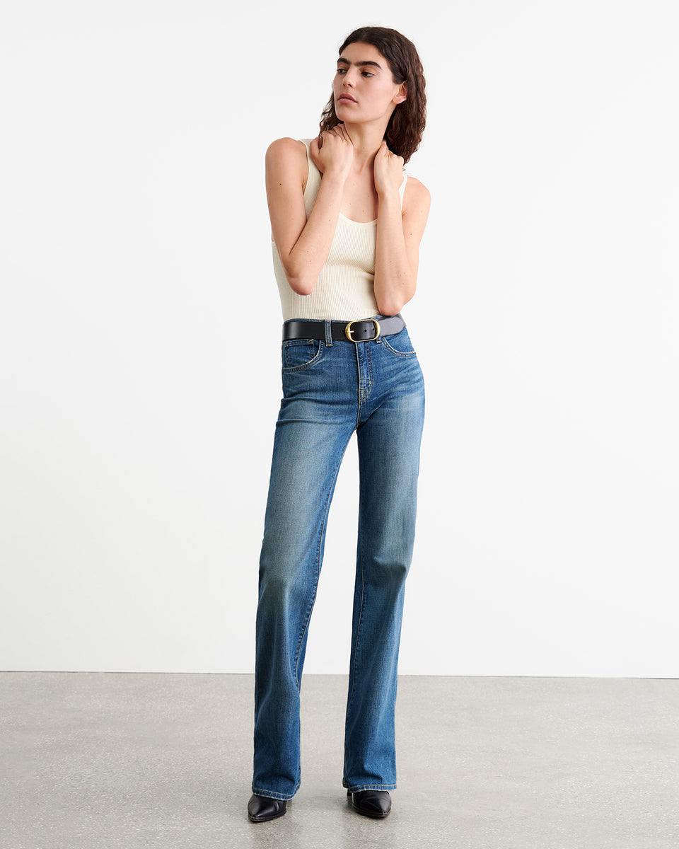 SELAH SILK KNIT TANK IN IVORY