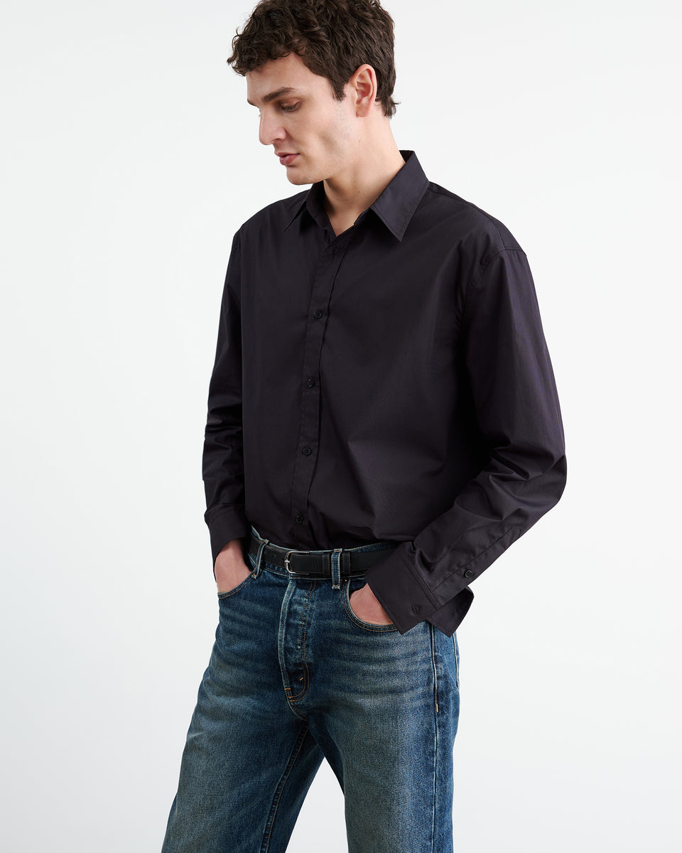 CRISTOBAL SHIRT IN BLACK