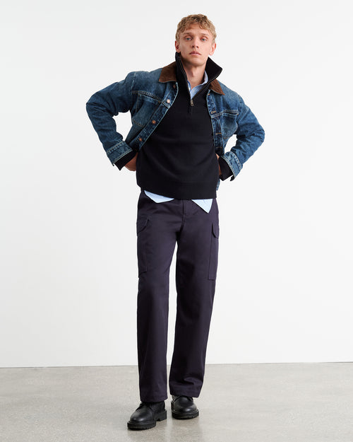 AXEL SWEATER IN DARK NAVY