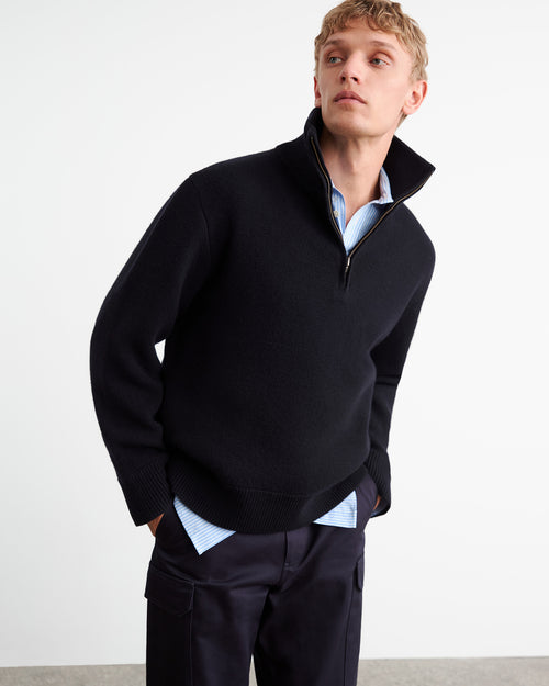 AXEL SWEATER IN DARK NAVY