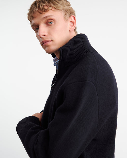 AXEL SWEATER IN DARK NAVY