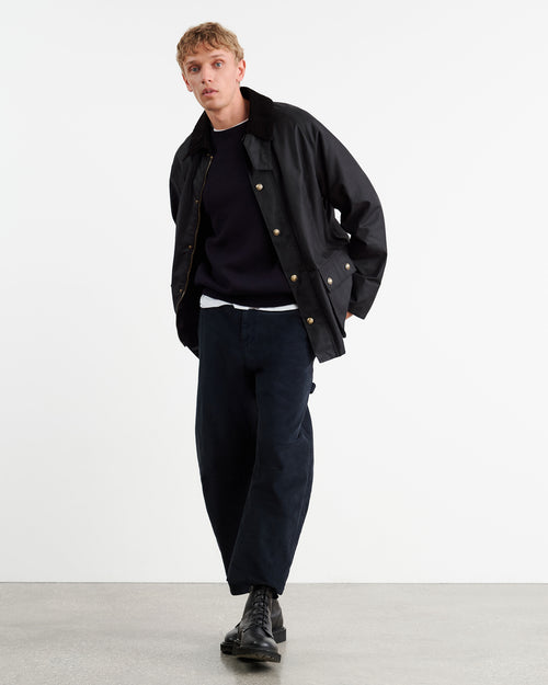 LELAND SWEATER IN DARK NAVY