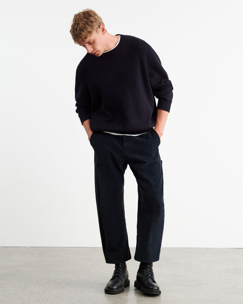 CARPENTER CORDUROY PANT IN MIDNIGHT