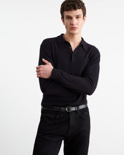 JOVAN CASHMERE POLO IN DARK NAVY