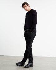 JOVAN CASHMERE POLO IN DARK NAVY