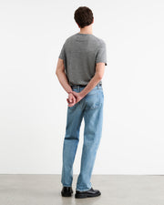 DRAVEN SWEATER IN MEDIUM GREY MELANGE