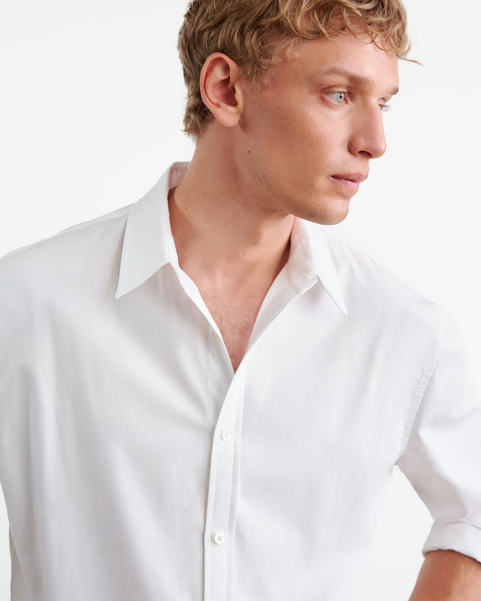 CRISTOBAL SHIRT IN WHITE