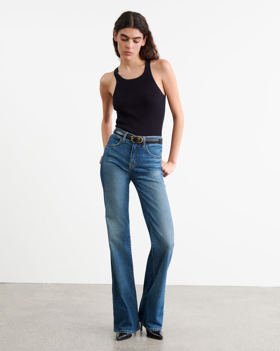 LOTTIE KNIT TANK IN DARK NAVY