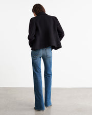 ORNELLA PEACOAT IN BLACK