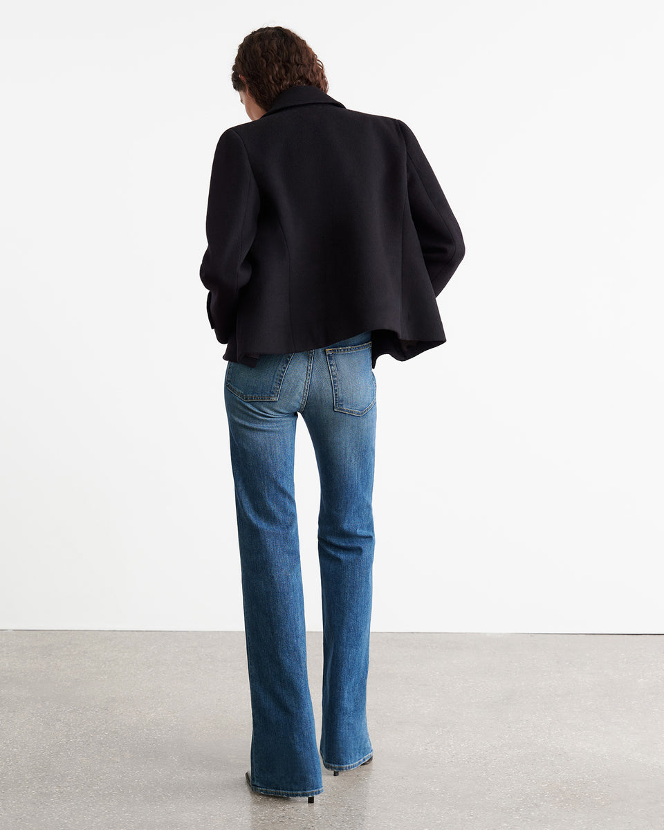 ORNELLA PEACOAT IN BLACK