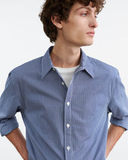 DECLAN SHIRT IN NAVY VICHY CHECK