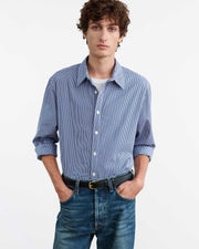 DECLAN SHIRT IN NAVY VICHY CHECK