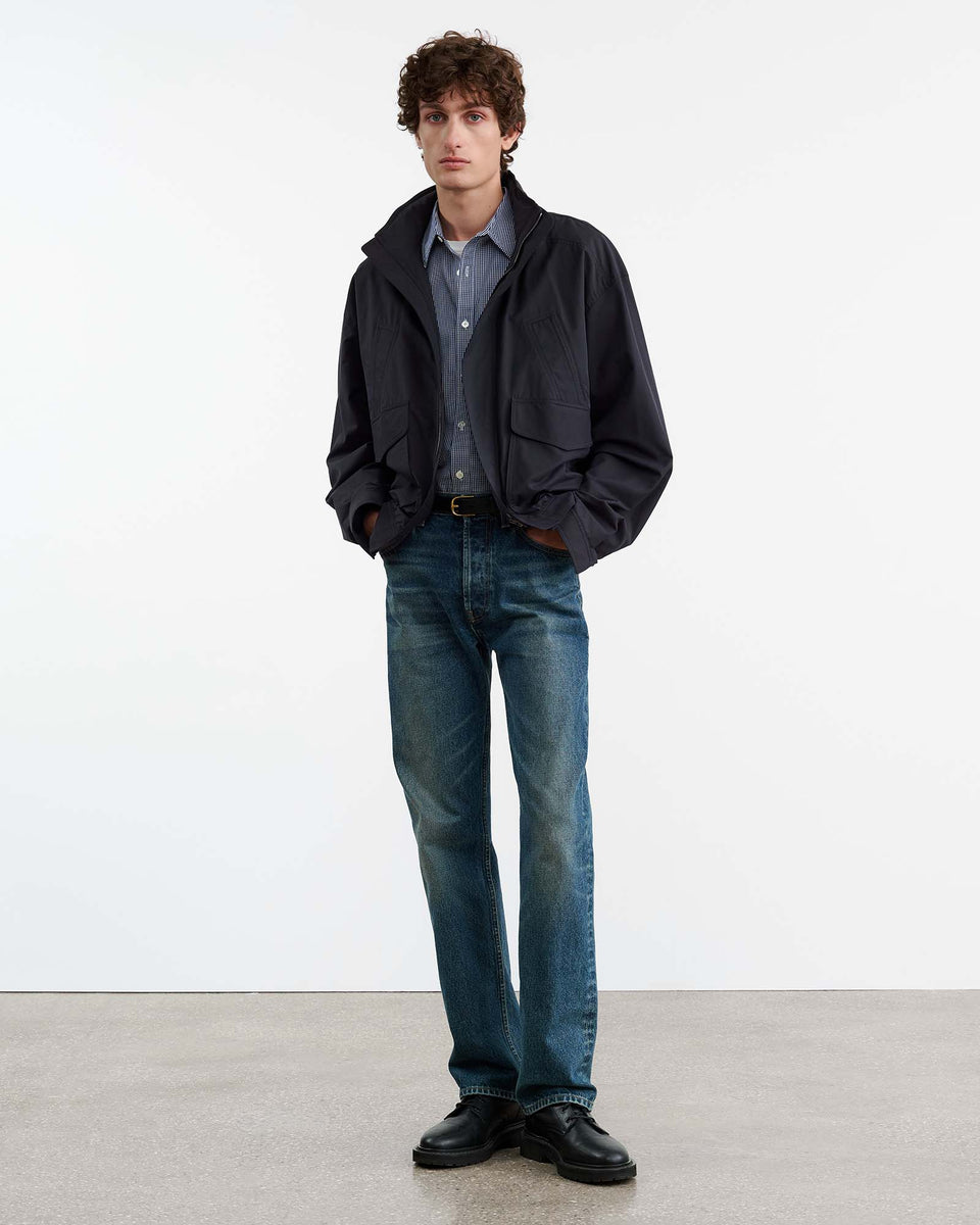 DECLAN SHIRT IN NAVY VICHY CHECK