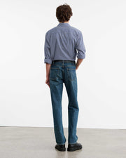 DECLAN SHIRT IN NAVY VICHY CHECK