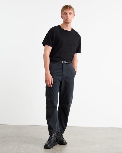 BRANDON TEE IN JET BLACK