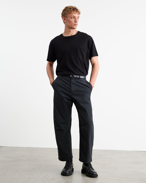BRANDON TEE IN JET BLACK