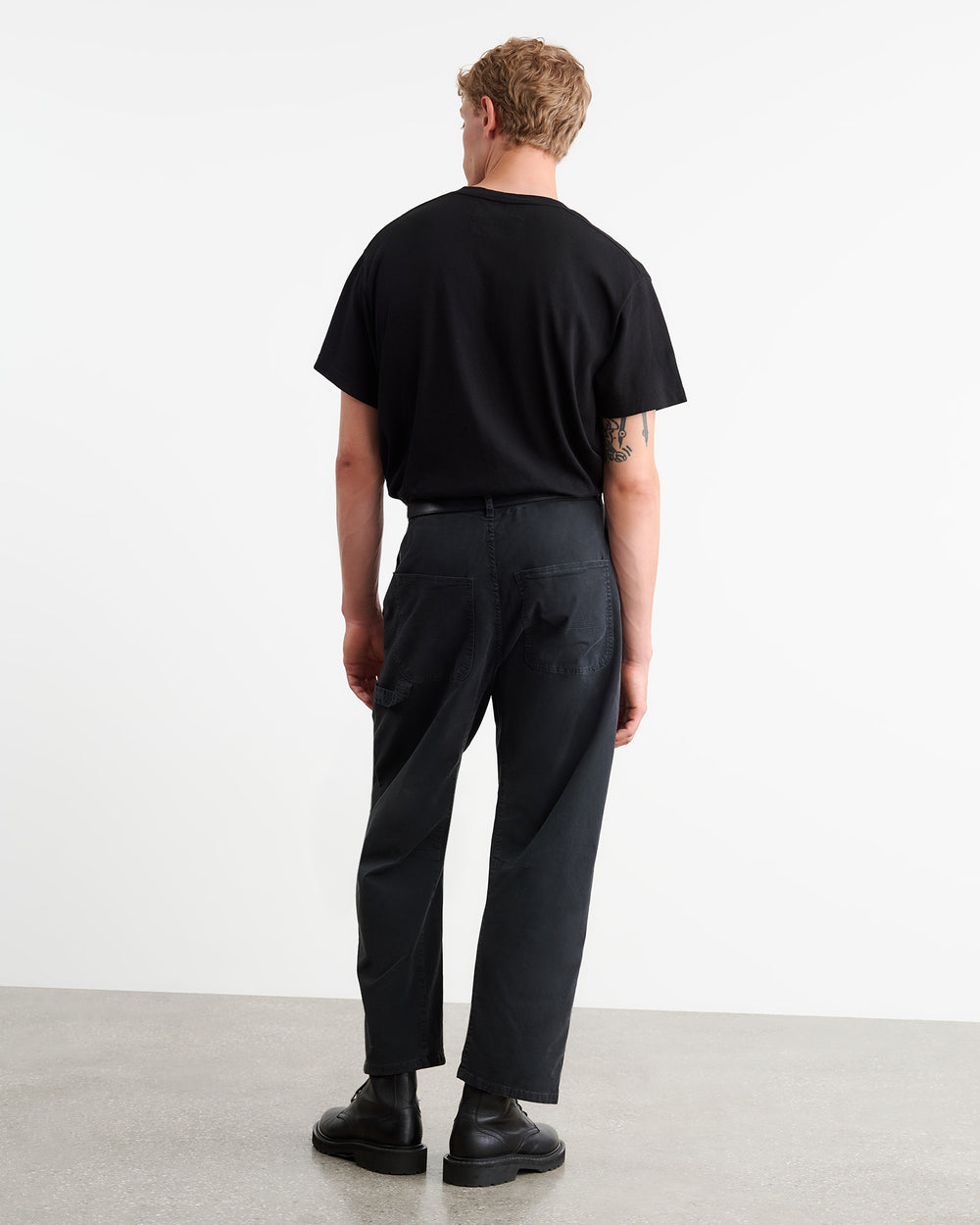 BRANDON TEE IN JET BLACK
