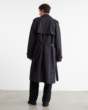 KIERAN TRENCH COAT IN DARK NAVY