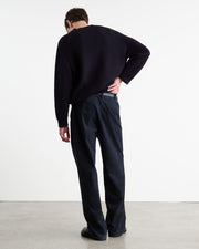 CARSEN COTTON PANT IN MIDNIGHT