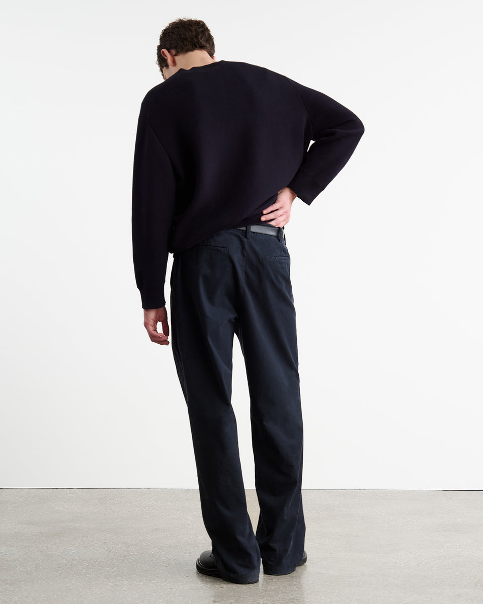CARSEN COTTON PANT IN MIDNIGHT