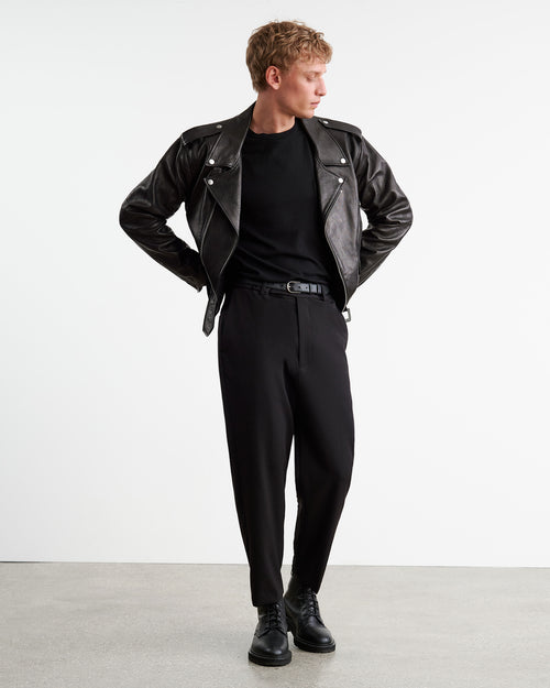 ALEX LEATHER JACKET IN BLACK