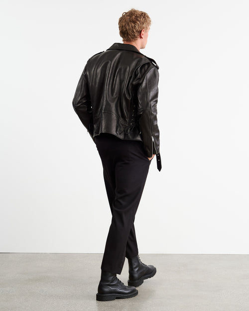 ALEX LEATHER JACKET IN BLACK