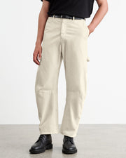 CARPENTER COTTON PANT IN BONE